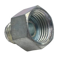 1/4(7/16"-24) Female Invert Flare x 3/16(3/8"-24) Male Invert Flare Master Cylinder Adapter"