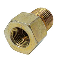 1/4(7/16"-24) Female Invert Flare x 1/4"(7/16"-20) Male Surface Seal Adapter"