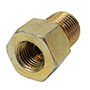 5/16(1/2"-20) Female Invert Flare x 5/16"(1/2”-20) Male Surface Seal Adapter"