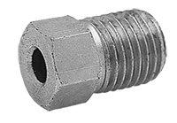 3/8 Inch (in) Tube Size Standard Steel Nut Type Inverted Flared Tube Fitting - 2