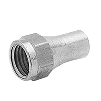 3/16 Inch (in) Tube Size Long Nut Type Society of Automotive Engineers (SAE) 45 Degree Flared Tube Fitting - 2