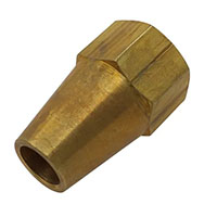 1/4 Inch (in) Tube Size Long Nut Type Society of Automotive Engineers (SAE) 45 Degree Flared Tube Fitting