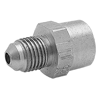 3/16 Inch (in) Tube Size Female Connector Type Society of Automotive Engineers (SAE) 45 Degree Flared Tube Fitting - 2