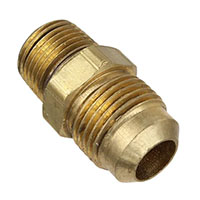 1/4 Inch (in) Tube Size Male Connector Type Society of Automotive Engineers (SAE) 45 Degree Flared Tube Fitting (148440)