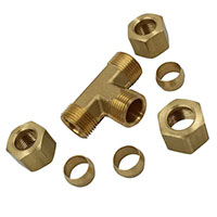 3/16 Inch (in) Tube Size Thread Size Compression Fitting (164300)