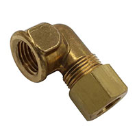 3/8 Inch (in) Tube Size 1/4-18 Thread Size Compression Fitting (170640)