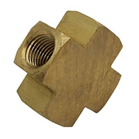 3/8-18 Thread Size Cross Type Pipe Thread Fitting