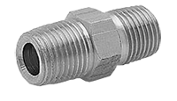 Hex Nipple Type Pipe Thread Fitting (222220) - 2