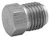 1/4 Inch (in) Tube Size Solid Plug Type Inverted Flared Tube Fitting - 2