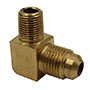 1/4 Inch (in) Tube Size Male Elbow Type Society of Automotive Engineers (SAE) 45 Degree Flared Tube Fitting (149420)