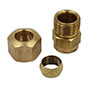 1/8 Inch (in) Tube Size 1/8-27 Thread Size Compression Fitting (166220)