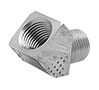 1/8-27 Thread Size 45 Degree Street Elbow Type Pipe Thread Fitting - 2